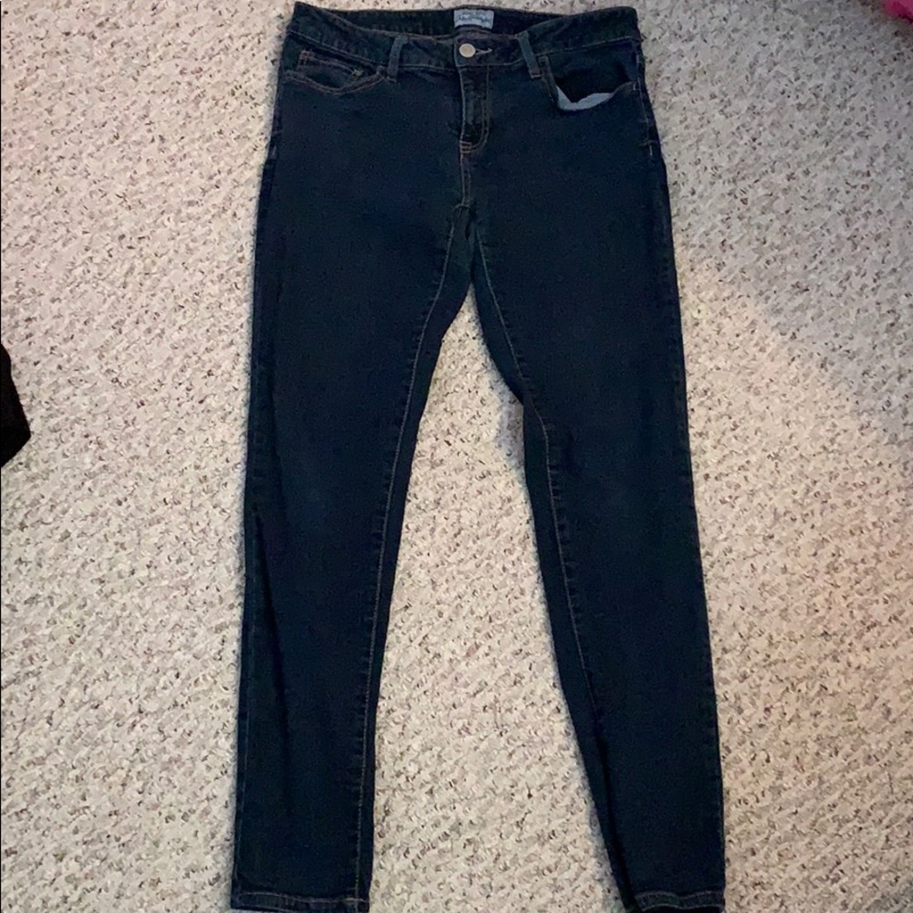 Dark wash jeggings